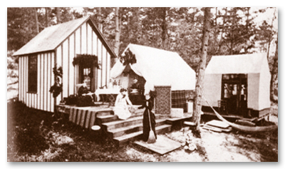 1875 Methodist Retreat Tents
